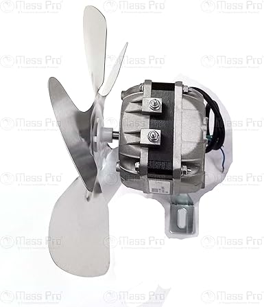 SMC 10 Watt Motor Shaded Pole Motor With FAN & Clip Stand for Refrigerator Water Cooler Condenser/Freezer Perfect Replacement Part Low Noise Electronic Components