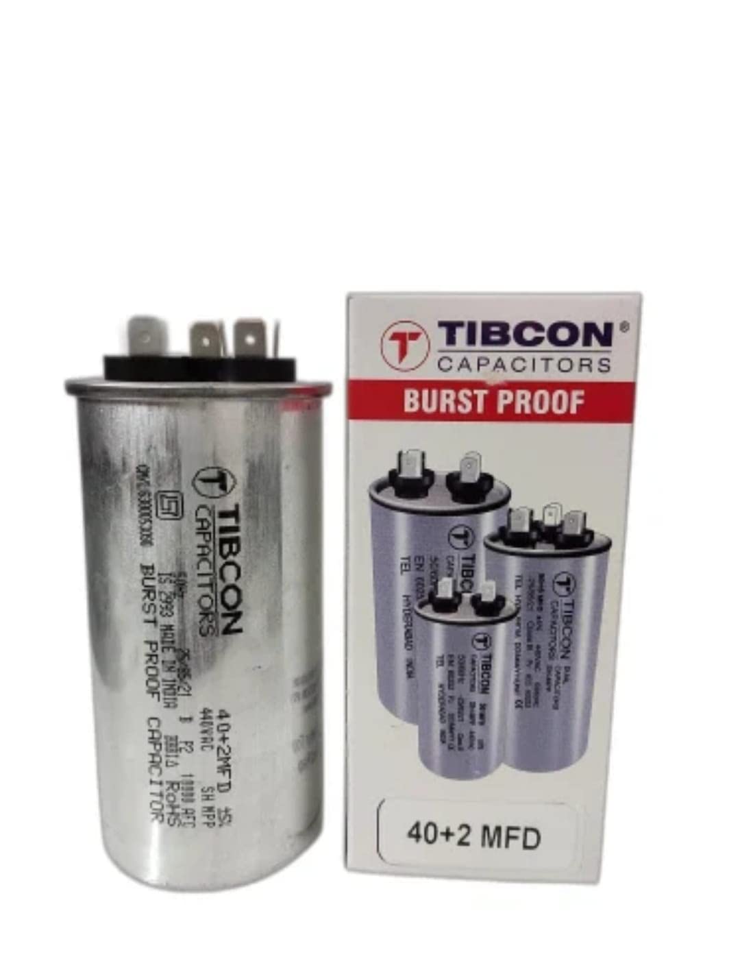 SMC Capacitor 40+2 Mfd For Air Conditioner Motor & More