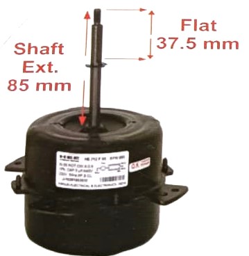 SMC HE 712 F95 (HIMSUN) Spilt Outdoor Motor For Wirpool, Blue Star, Godrej, 1145, 1147, 1233, 1230 & More 1.0, 1.5 & 2.0 Ton Ac