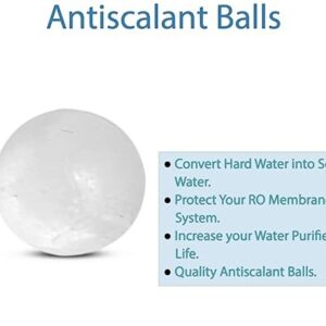 Sm Air Condition work Antiscalant Solid Balls For Ro Water Purifiers To Convert Hard Water Into Soft Water (10 Pcs) - White