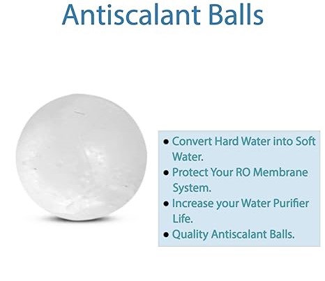 SMC Antiscalant Solid Balls For Ro Water Purifiers To Convert Hard Water Into Soft Water (10 Pcs) - White - Image 2