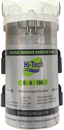 Suraj M Hi-Tech Spare Parts 100 GPD Booster Pump Suitable for all Water Purifier