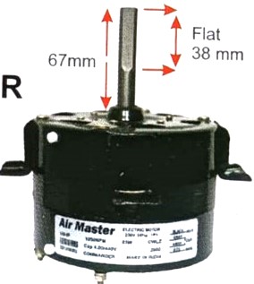 SMC AM 2002 (Air Master) Big Spilt Outdoor Motor For Commander & More 1.0, 1.5 & 2.0 Ton Ac