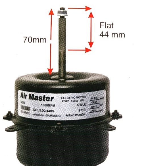 SMC AM 2710 (Air Master) Spilt Outdoor Motor For Samsung & More 1.0, 1.5 & 2.0 Ton Ac
