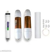 SMC Sediment and Carbon Filter Cartridges and Mambrane High Tds with PP Spun Filter 6 pcs Elbow Connectors Compatible with All Kind of Domestic RO Water purifiers.
