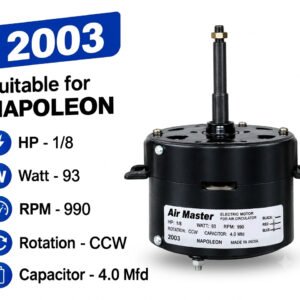 Am 2003 (Air Master) Spilt Outdoor Motor For Napoleon & Local Brand 1.0/1.5/2.0 Ton Ac (SMC)