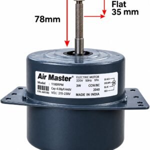 Am 2080 (Air Master) Spilt Outdoor Motor For Voltas & More 1.5 & 2.0 Ton Ac (SMC)