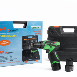 SMC 12-volt Multi-Tasking 3/8-inch Keyless Chuck Cordless Drill Machine | 24 Nm Torque | 1350 RPM Speed | 2 Speed Gear | 18+1 Clutch | 1500mAh Battery | Fast Charger | 24-Piece Bits And Sockets |600 W