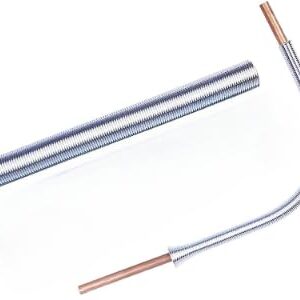 SMC Spring Tubing Benders 1 PCS for AC Copper pipe Tube 1/2" Durable, Rust-Resistant Spring Steel for Precise 180° Bends Length 8 inch weidth 0.5inch (1PCS)