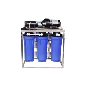 25 LPH Commercial RO water purifier 25 Liter Per Hour Blue Stainless steel Body Full Automatic with TDS Adjuster (SMC)