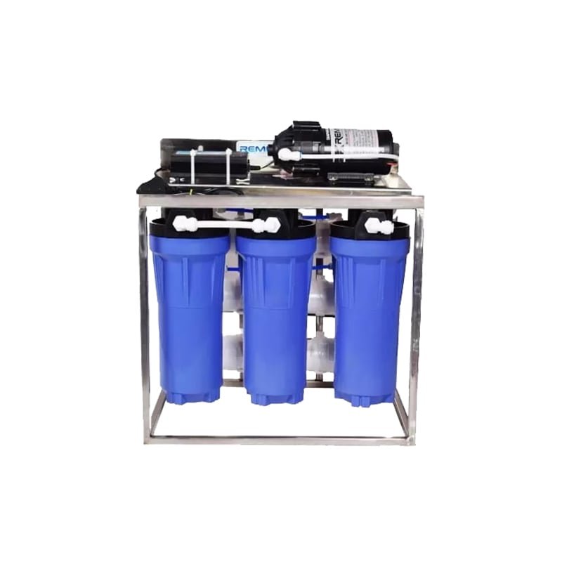 25 LPH Commercial RO water purifier 25 Liter Per Hour Blue Stainless steel Body Full Automatic with TDS Adjuster (SMC)