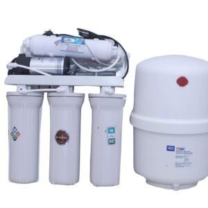 Under Counter 6 Stage RO Water Purifier 7L Tank | RO UV UF with TDS Controller | 15 LPH | 24V Booster Pump | Compact Under Sink Kitchen Water Filter | White (SMC)